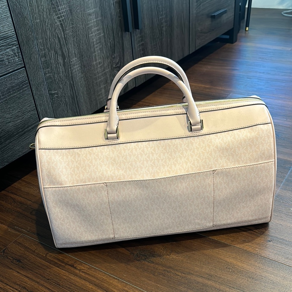 Michael Kors NWT Jet Set Travel Extra Large Duffle weekender Bag in Blush Pink. - Picture 5 of 13